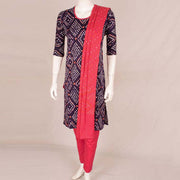 Handcrafted Bandhani Cotton Kurta Set 10047084