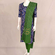 Handcrafted Bandhani Cotton Kurta Set 10047087