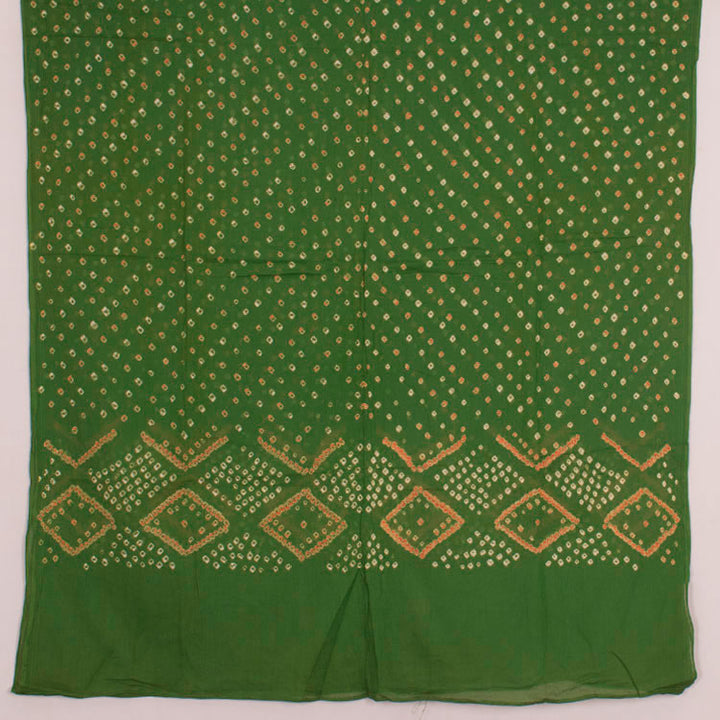 Handcrafted Bandhani Cotton Kurta Set 10047087