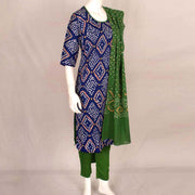 Handcrafted Bandhani Cotton Kurta Set 10047087