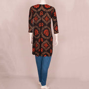 Handcrafted Bandhani Cotton Kurta Set 10047089