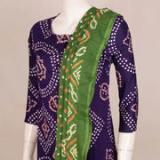 Handcrafted Bandhani Cotton Kurta Set 10047092