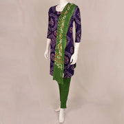 Handcrafted Bandhani Cotton Kurta Set 10047092