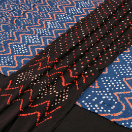 Handcrafted Bandhani Cotton Salwar Suit Material 10050695