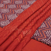 Handcrafted Bandhani Cotton Salwar Suit Material 10050696