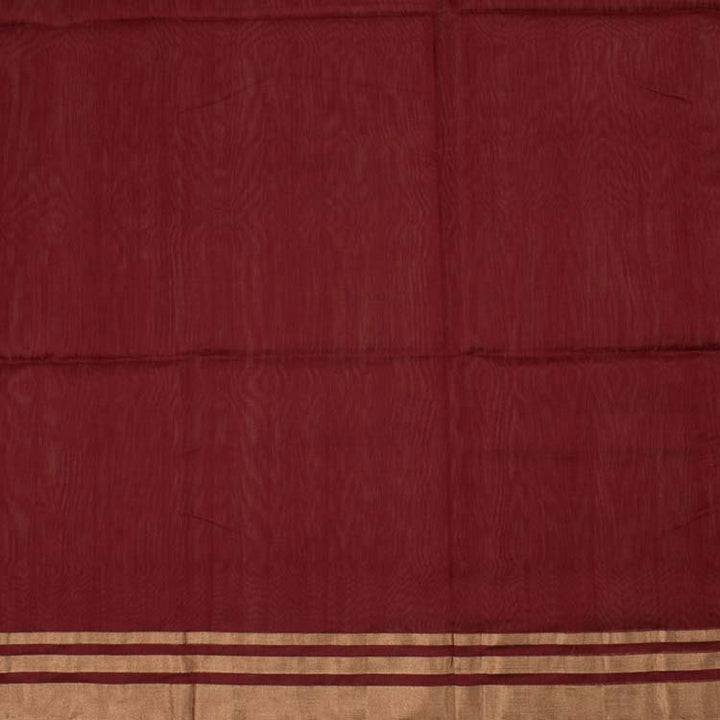 Handwoven Chanderi Silk Cotton Saree 10024377