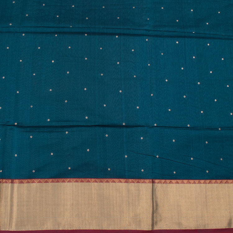 Handwoven Chanderi Silk Cotton Saree 10036551