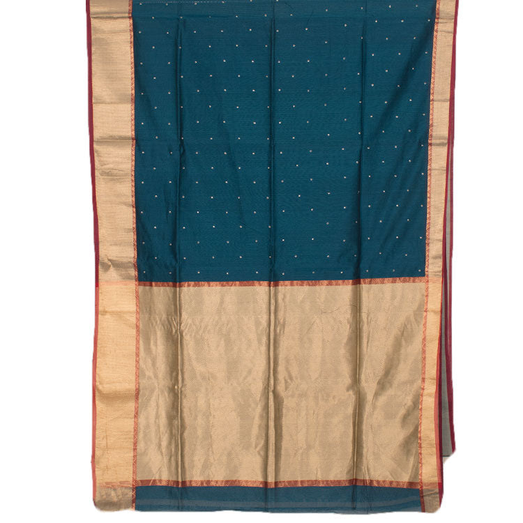 Handwoven Chanderi Silk Cotton Saree 10036551
