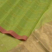 Green Chanderi Sequin Embroidered Saree 10042243