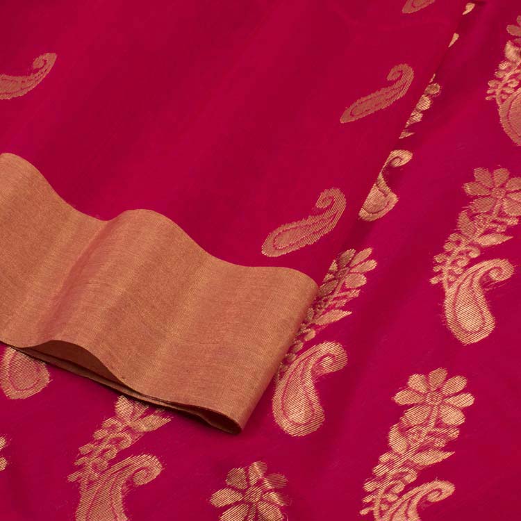 Handwoven Chanderi Silk Cotton Saree 10042250