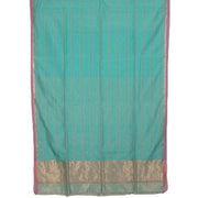 Blue Chanderi Sequin Embroidered Saree 10042251