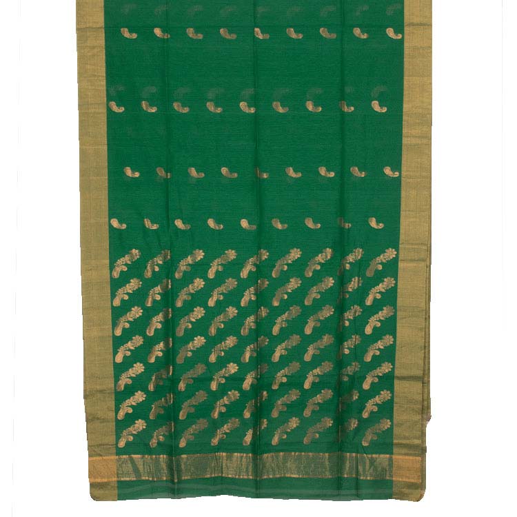 Handwoven Chanderi Silk Cotton Saree 10042252