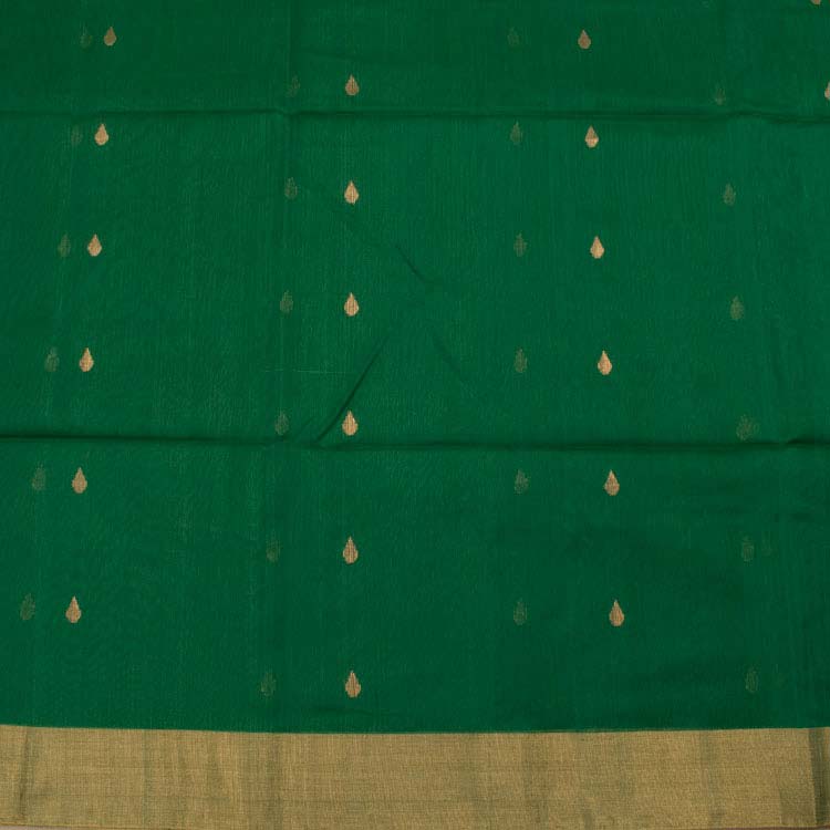 Handwoven Chanderi Silk Cotton Saree 10042262