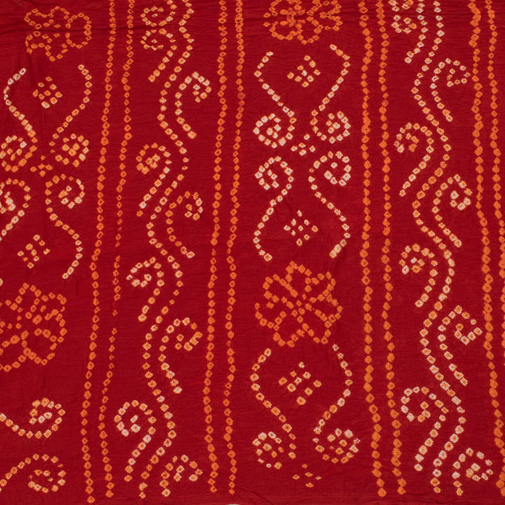 Handcrafted Bandhani Mulmul Cotton Saree 10052008