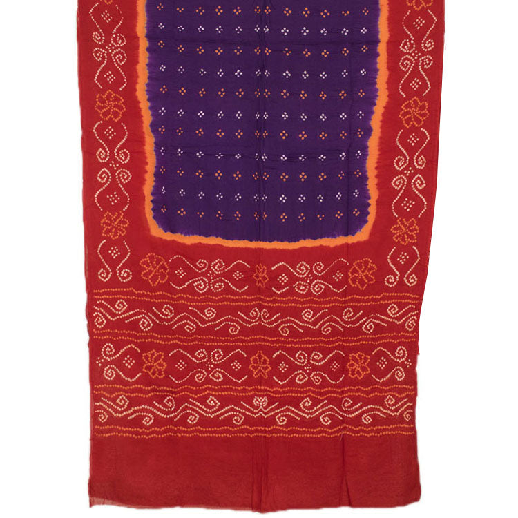 Handcrafted Bandhani Mulmul Cotton Saree 10052011