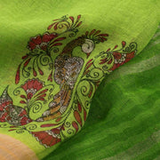 Printed Bhagalpur Linen Saree 10034683