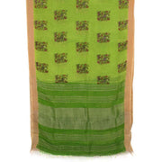 Printed Bhagalpur Linen Saree 10034683