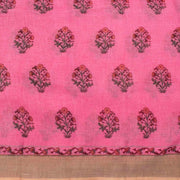 Printed Bhagalpur Linen Saree 10034701