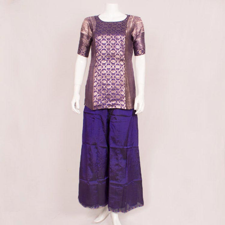 Handcrafted Banarasi Silk Tunic with Palazzo 10050409