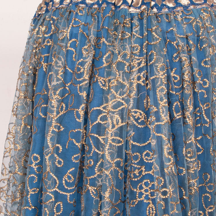 Handcrafted Banarasi Silk Skirt with Choli and Dupatta 10050410