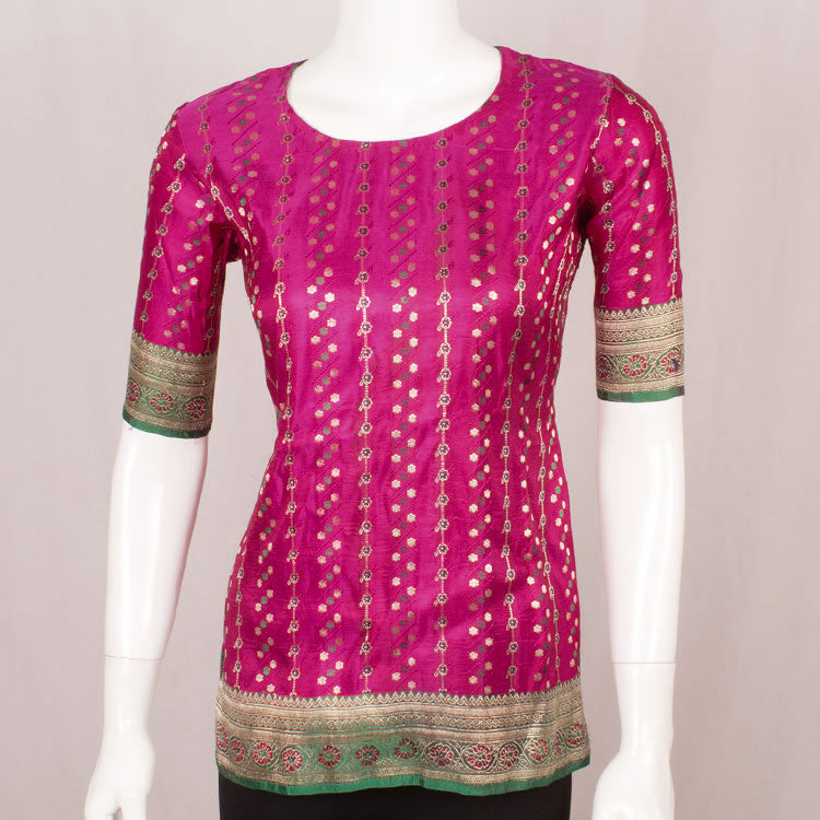 Handcrafted Banarasi Silk Tunic 10050427