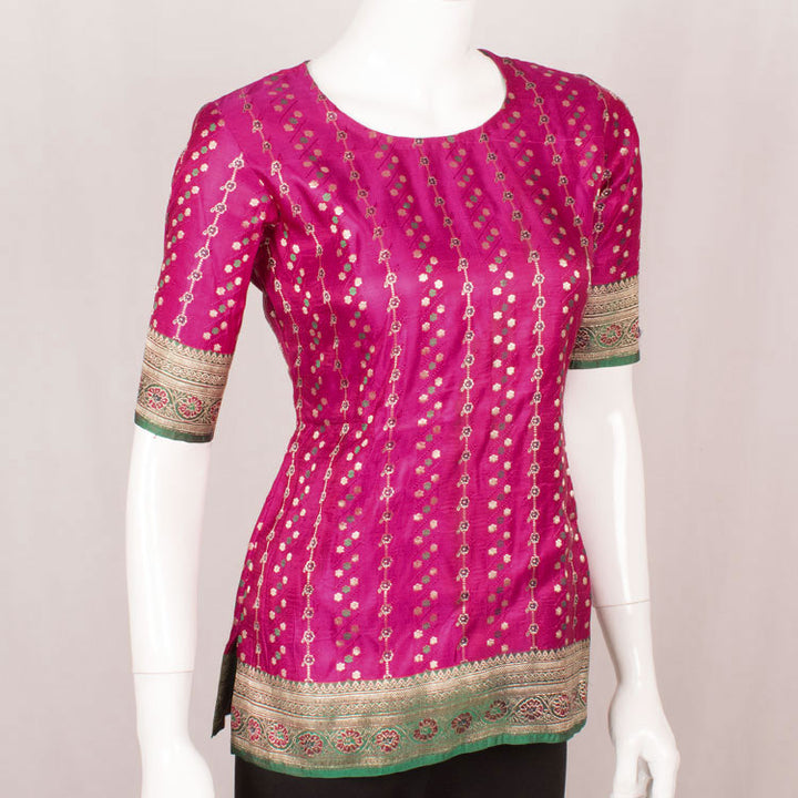 Handcrafted Banarasi Silk Tunic 10050427