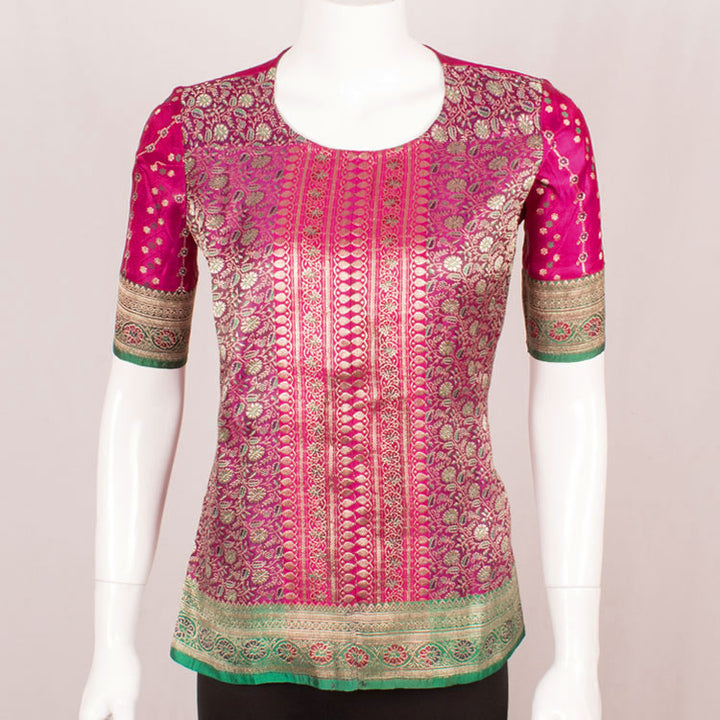 Handcrafted Banarasi Silk Tunic 10050428