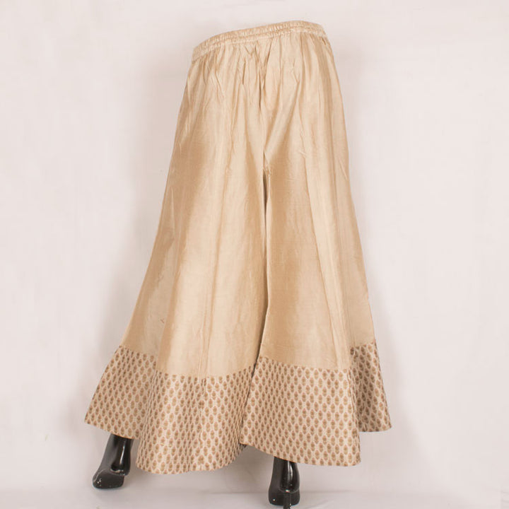 Handcrafted Banarasi Silk Cotton Divided Skirt 10050412