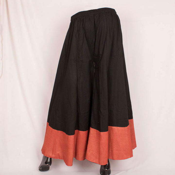 Handcrafted Banarasi Silk Cotton Divided Skirt 10050415