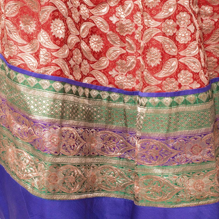 Handcrafted Banarasi Silk Skirt 10050429