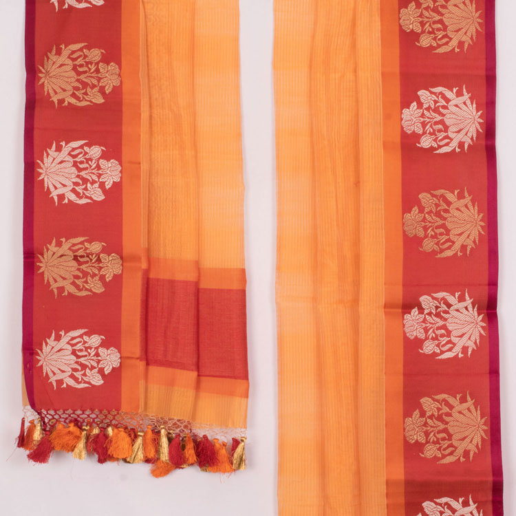 Handloom Banarasi Silk Cotton Dupatta 10029694