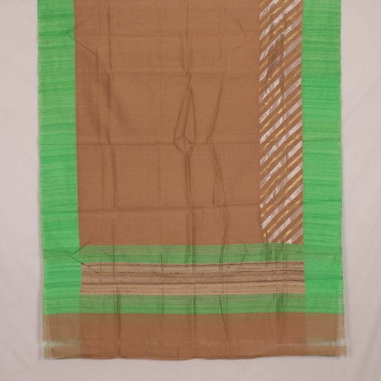 Handloom Tussar Silk Two-piece Salwar Suit Material 10039721