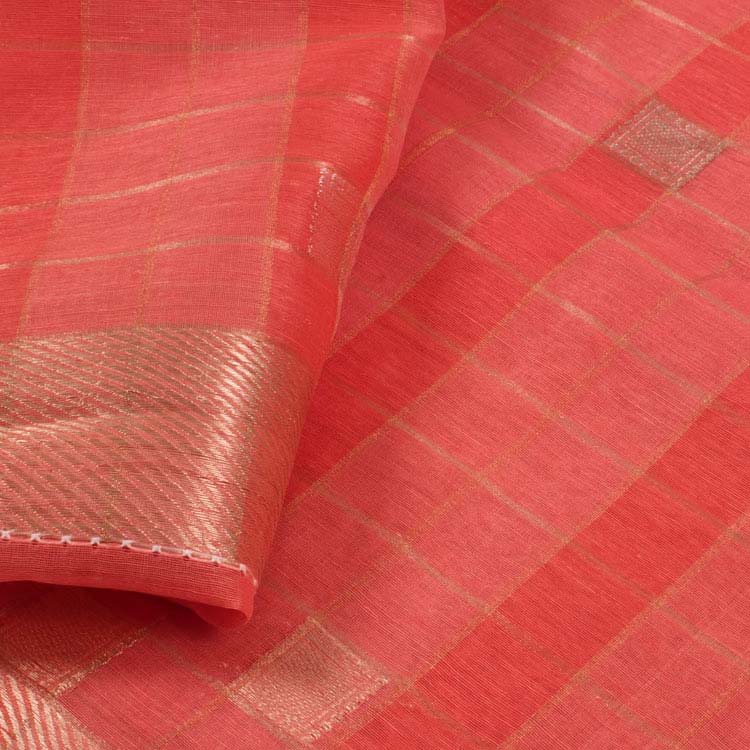 Handloom Banarasi Katrua Kora Silk Salwar Suit Material 10042178