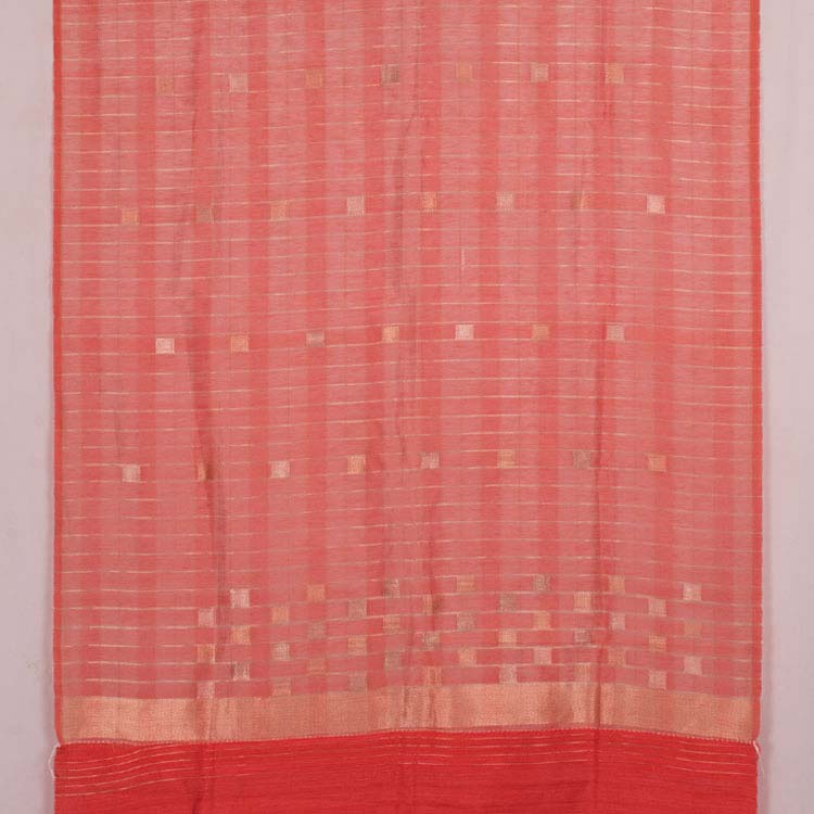 Handloom Banarasi Katrua Kora Silk Salwar Suit Material 10042178