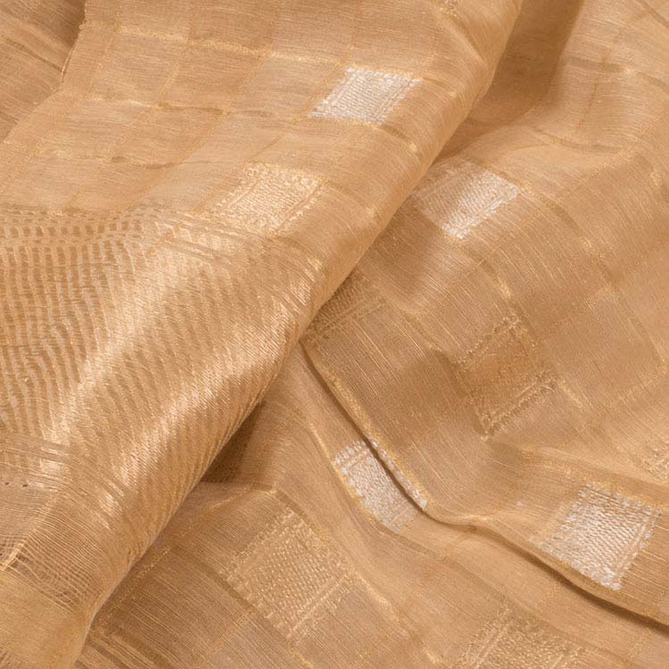 Handloom Banarasi Katrua Kora Silk Salwar Suit Material 10042180