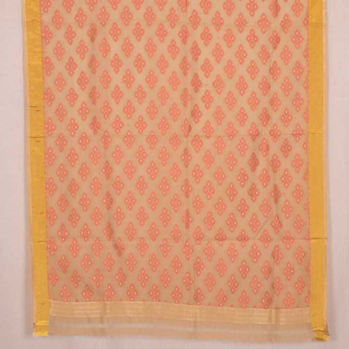 Handloom Banarasi Jamdani Silk Cotton Salwar Suit Material 10046166