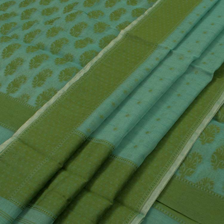 Handloom Banarasi Katrua Cotton Salwar Suit Material 10046173