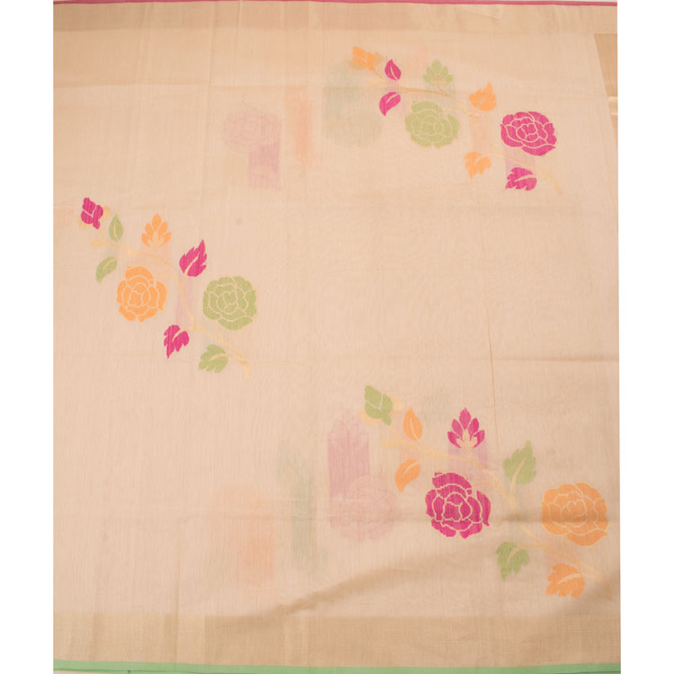 Handloom Banarasi Cotton Saree 10030845