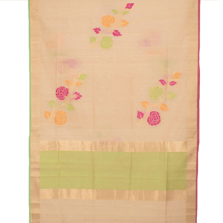 Handloom Banarasi Cotton Saree 10030845