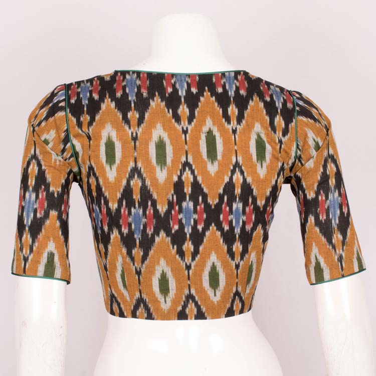 Handcrafted Ikat Cotton Blouse 10029466