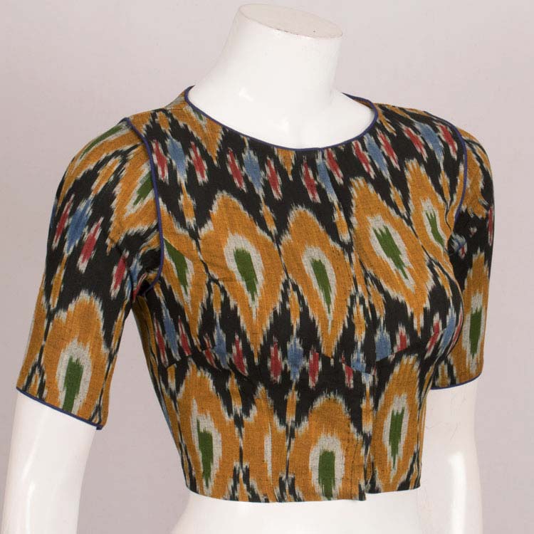 Handcrafted Ikat Cotton Blouse 10038027