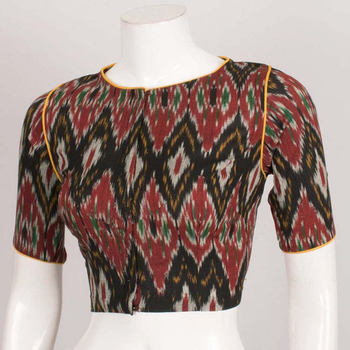 Handcrafted Ikat Cotton Blouse 10038032