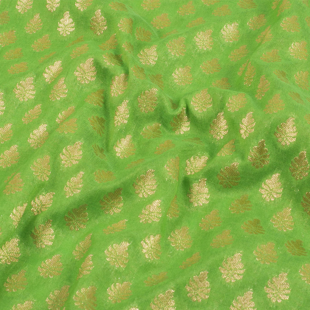 Handloom Banarasi Silk Blouse Material 10018804