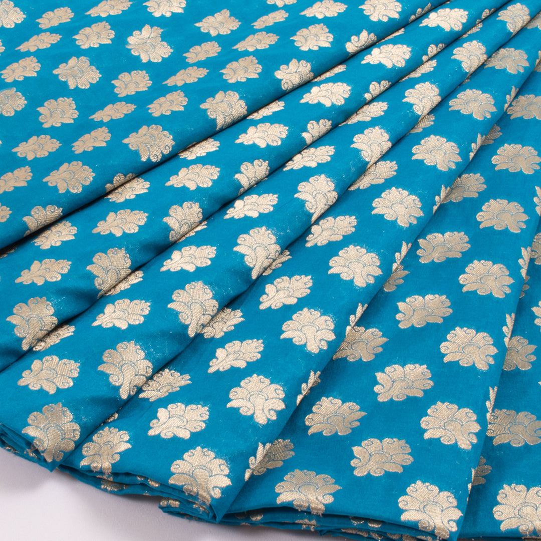 Handloom Banarasi Silk Blouse Material 10023433
