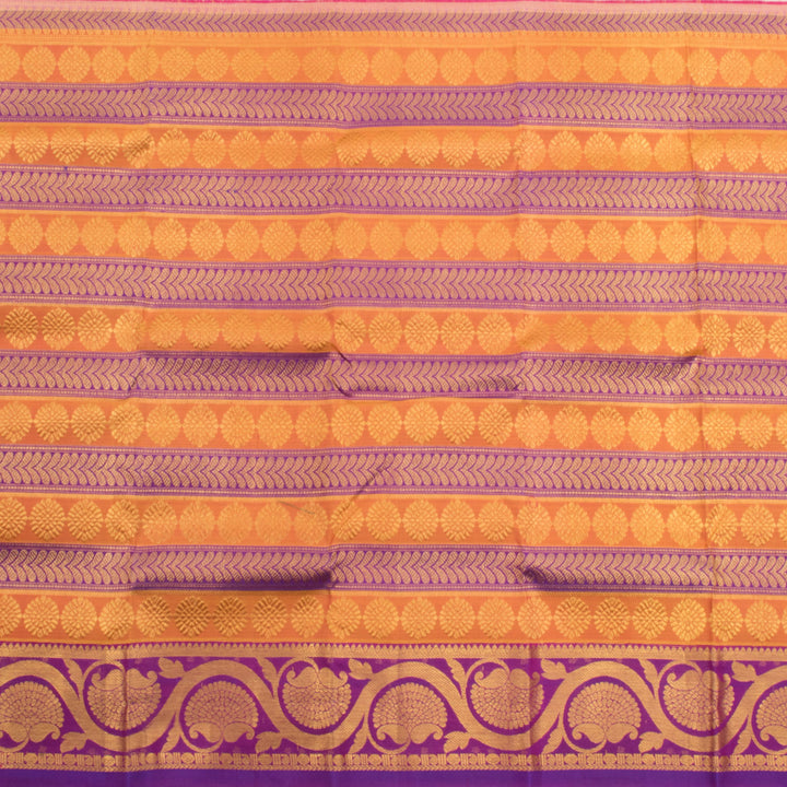 1 Year Size Pure Zari Kanchipuram Pattu Pavadai Material 10026373