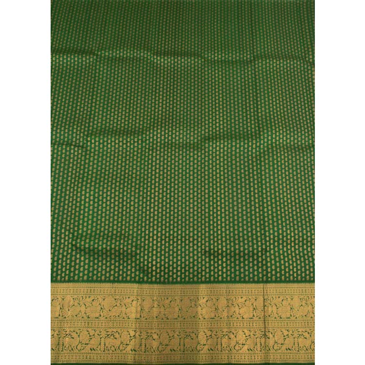 Universal Size Pure Zari Kanchipuram Pattu Pavadai Material 10044066
