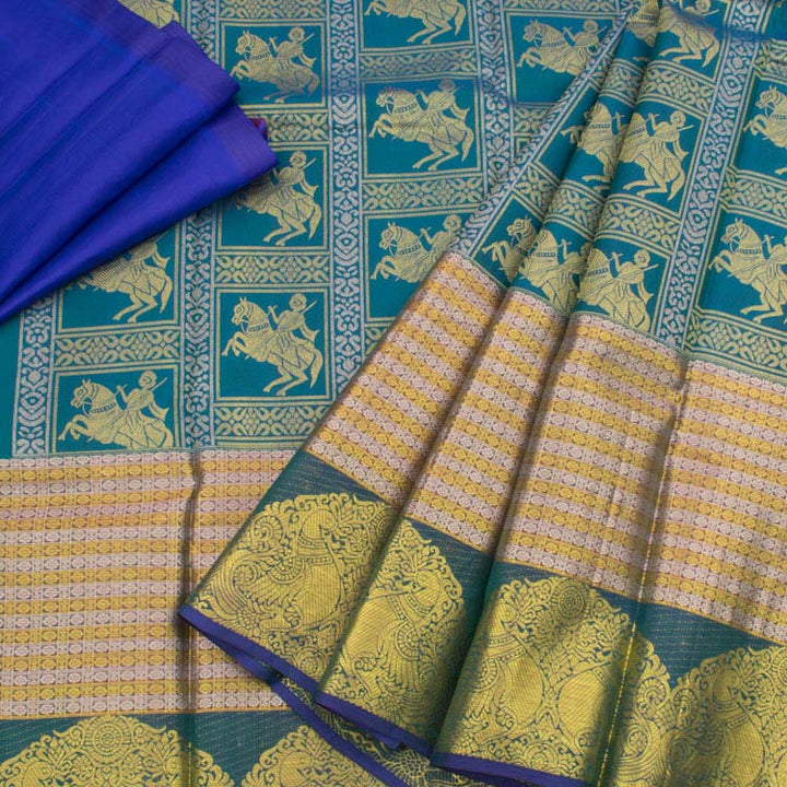 Universal Size Pure Zari Kanchipuram Pattu Pavadai Material 10044902