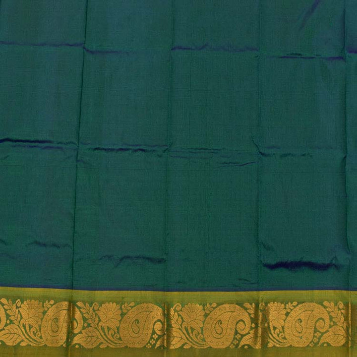 1 Year Size Pure Zari Kanchipuram Pattu Pavadai Material 10044966