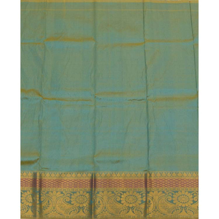 2 to 4 Year Size Pure Zari Kanchipuram Pattu Pavadai Material 10044978