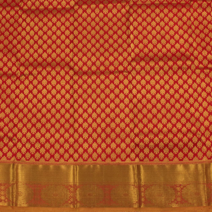 2 to 4 Year Size Pure Zari Kanchipuram Pattu Pavadai Material 10051585